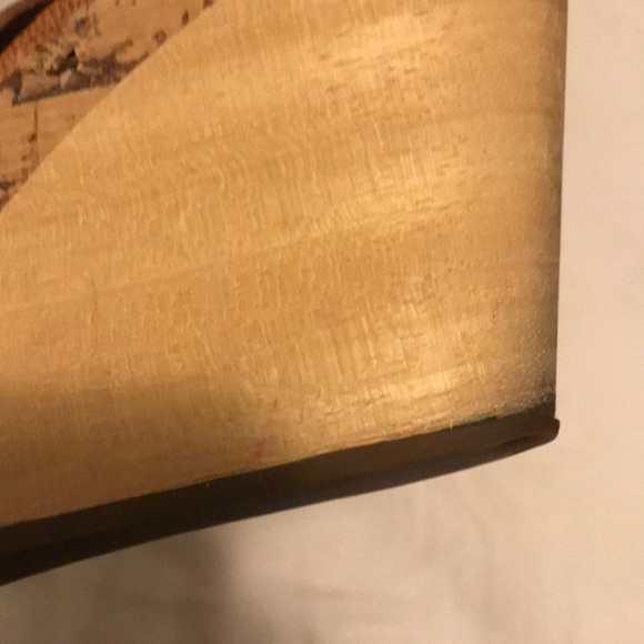 - Jil Sander Leather Cork Wedge Platform Sandals 38 - Picture 8 of 8